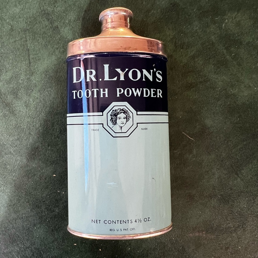 Vintage Antique Tin of Dr. Lyon’s Dental Tooth Powder